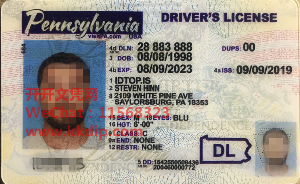 Pennsylvania Fake Id God